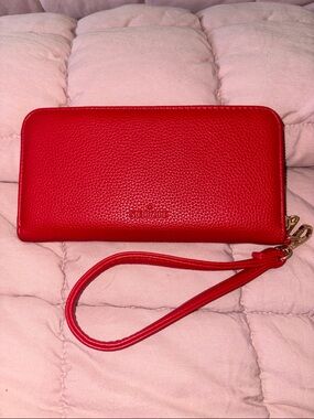 Kedzie Red Wristlet Wallet
